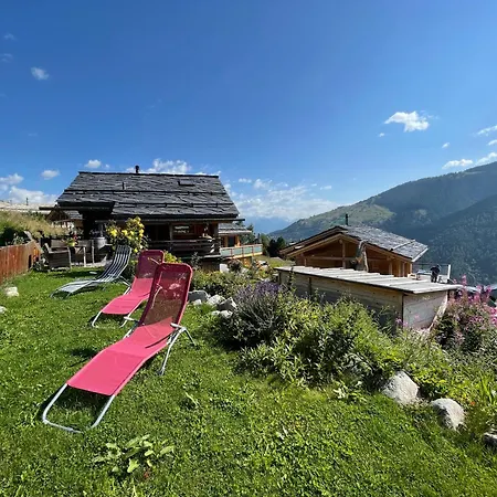 Authentique De Montagne Bleusy- Nendaz Ideal Couple Et Famille *