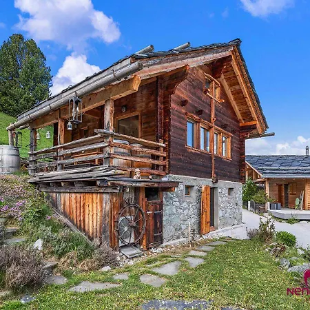 Authentique De Montagne Bleusy- Nendaz Ideal Couple Et Famille *