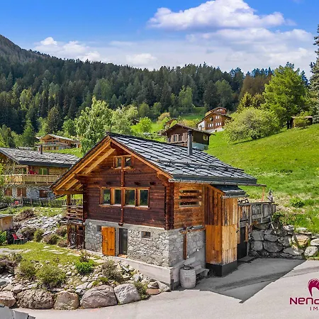 Authentique De Montagne Bleusy- Nendaz Ideal Couple Et Famille