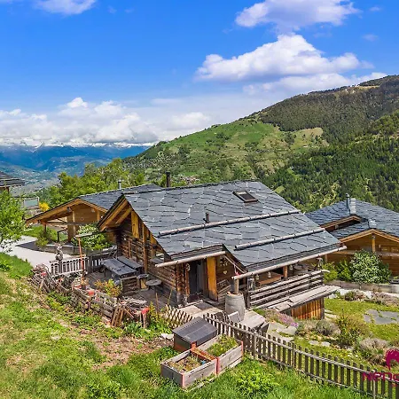 Authentique De Montagne Bleusy- Nendaz Ideal Couple Et Famille * 생클렌츠